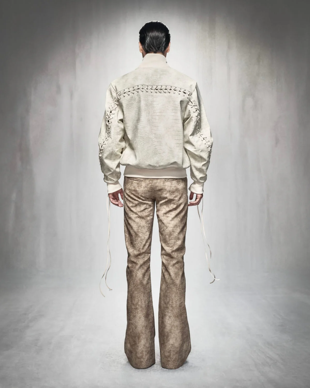 MDC CROCODILE BOOTCUT PANTS - Image 4