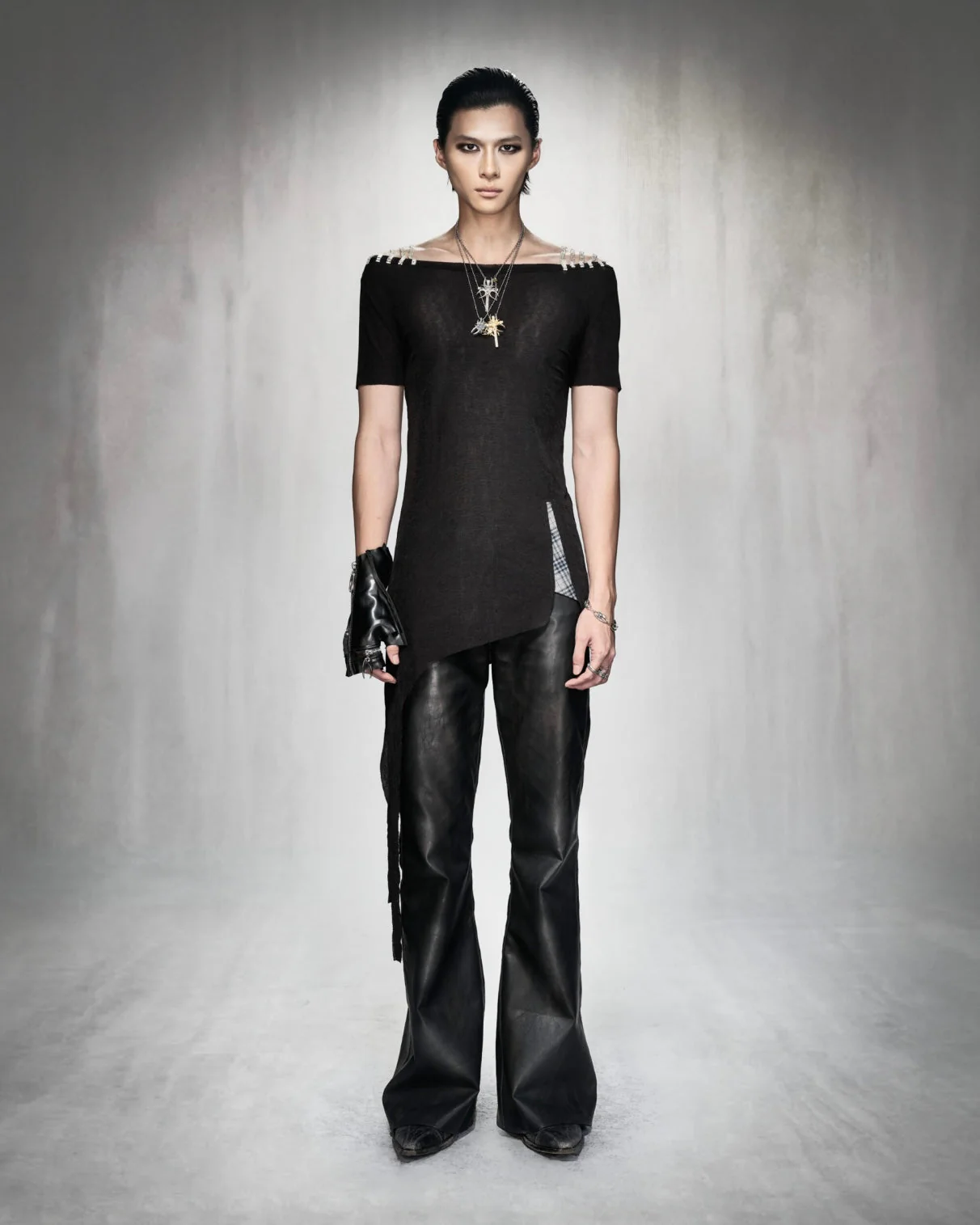 MDC LEATHER BOOTCUT PANTS - Image 4