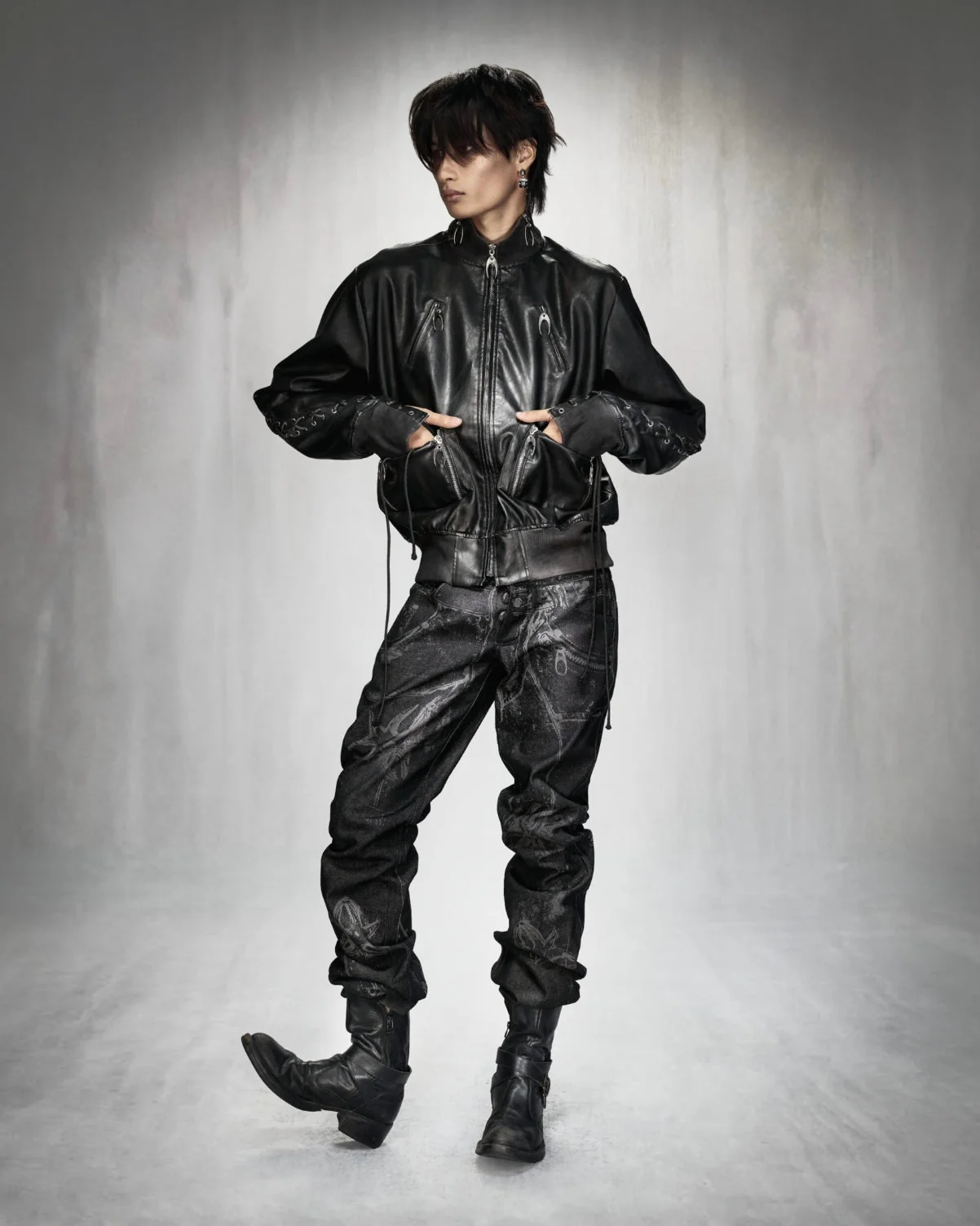 MDC STITCH BLACK BOMBER - Image 6