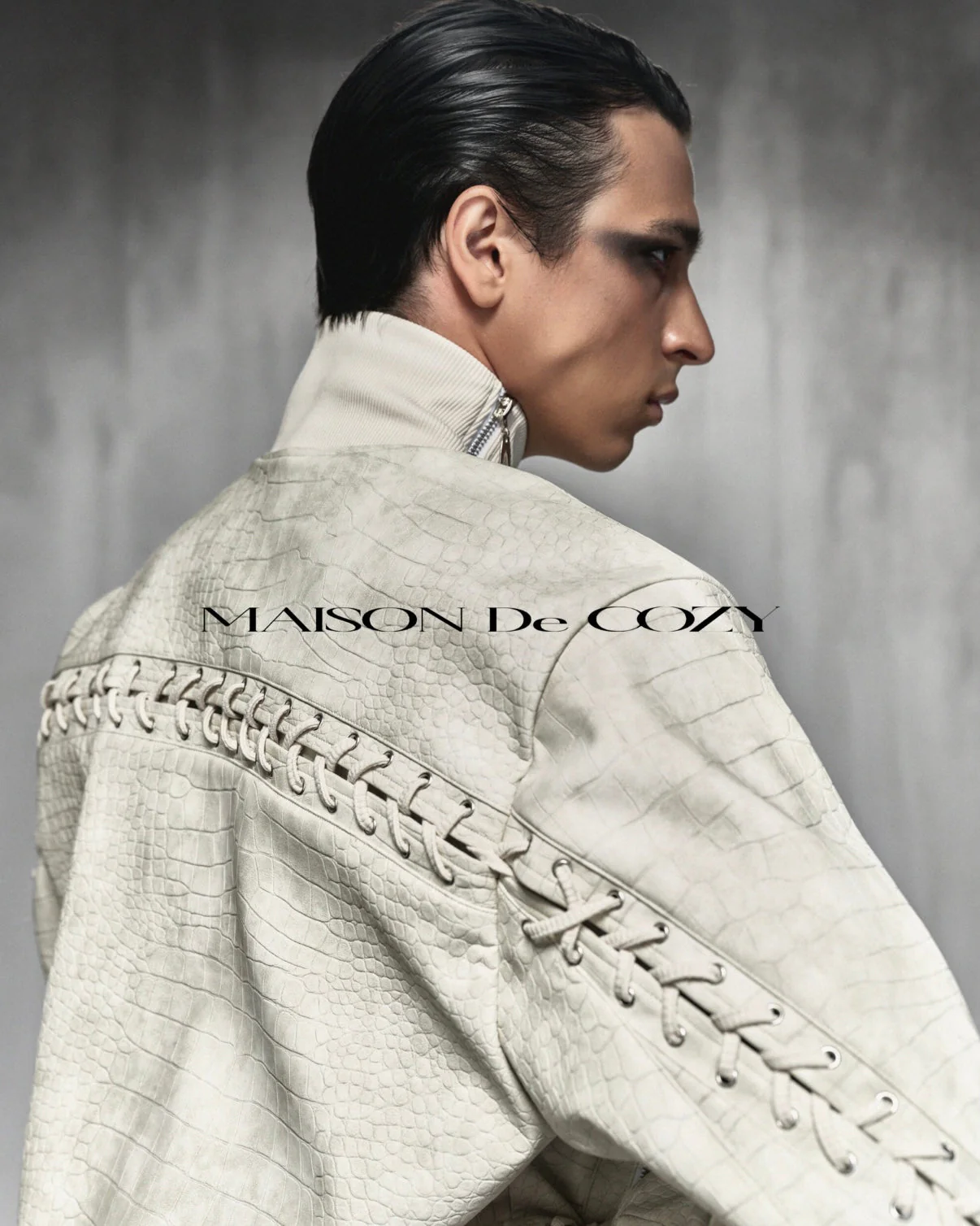 MDC STITCH OLIVE CROCODILE BOMBER - Image 5
