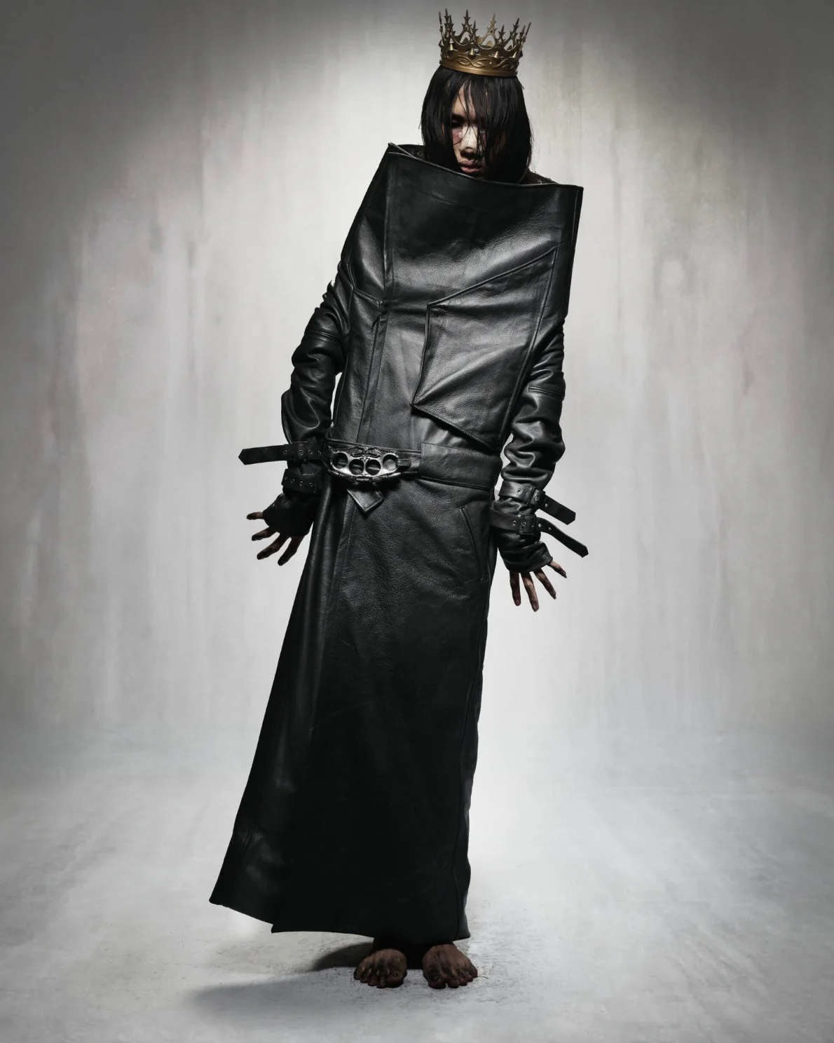 PAIMON COW LEATHER TRENCH COAT - Image 7