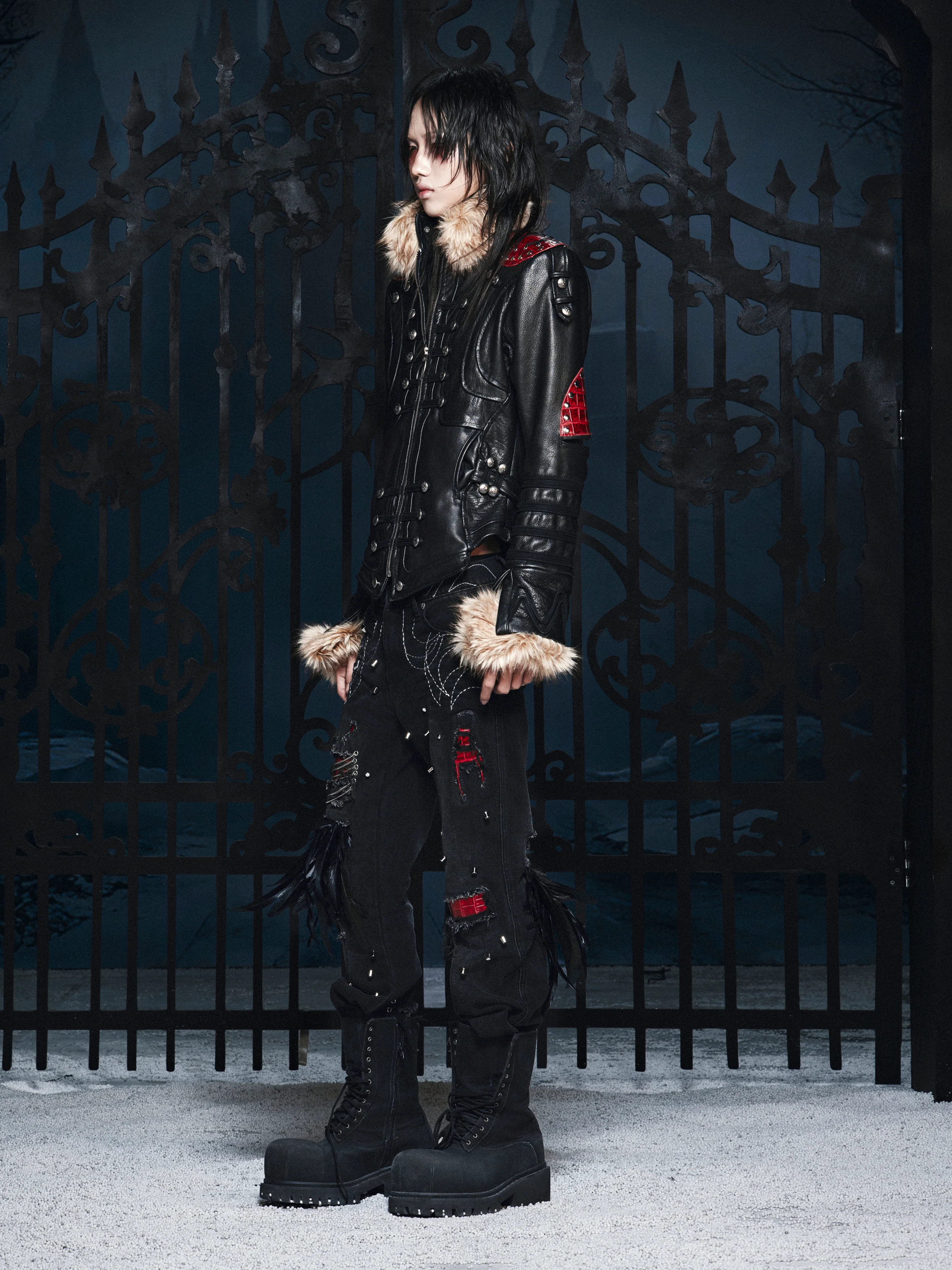 SL Bloodfeather Flare Jeans - Image 5